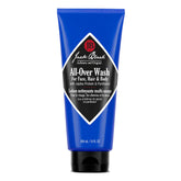 Jack Black All-Over Wash bottle closeup for versatile facial, body, and hair cleansing.