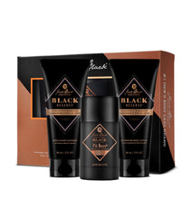 Jack Black Black Reserve packaging highlights premium grooming trio for daily routine