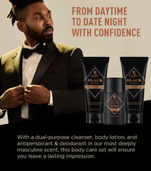 Jack Black Black Reserve Body Lotion dispensing for smooth hydration