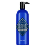 Jack Black Blue Midnight bottle-front, dual-purpose cleanse for body and hair.