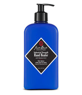 Jack Black Industrial Strength Hand Healer bottle top view reinforces fast relief for dry hands