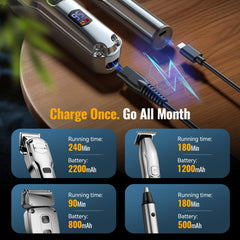 Jack & Rose nose hair trimmer 360-degree rotation trims without pulling