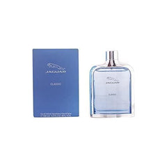 Jaguar EDT on a dresser top suggests versatile wear.
