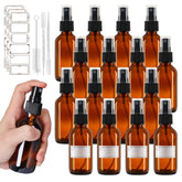 Jaisie.W 60ml amber glass spray bottle closeup showing durable travel-friendly design