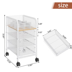 Jakyitvi narrow floor skincare organizer fits beside vanity for compact storage.