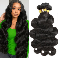 Jaliyah bundles 18in body-wave weft blend naturally with your hair.