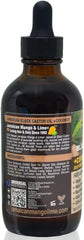 Jamaican Mango & Lime oil drop texture highlighting deep conditioning for natural hair.