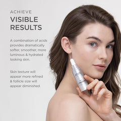 Jan Marini Bioclear Face Lotion swirl texture demonstrates smooth blendability.