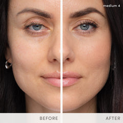 Jane Iredale HydroPure tinted serum swatches on arm for even complexion