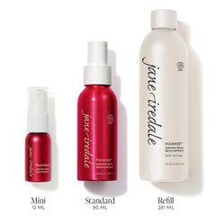 Jane Iredale Pommisst helps set mineral makeup and soften skin texture.