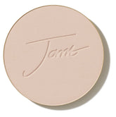 Jane Iredale PurePressed Base refill Light Beige in a refillable compact for on-the-go coverage.