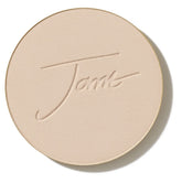 Jane Iredale PurePressed Base refill packaging closeup for eco-friendly, refillable makeup