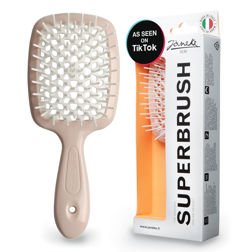 Janeke Superbrush front view with nude finish for everyday smoothing