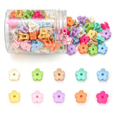 JANFUN small flower hair clips 100pcs pack in colors for versatile daily styling