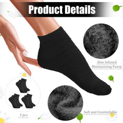 Janmercy Aloe Socks fluffy warm texture for soft feet