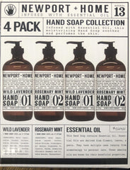 JAROFUREL Newport Home Hand Soap with rosemary mint, soothing daily hand care and refreshing scent.