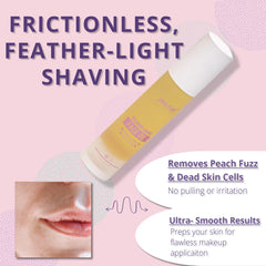 Jasclair Dermaplaning Oil unscented label shows clean, natural ingredients for daily use