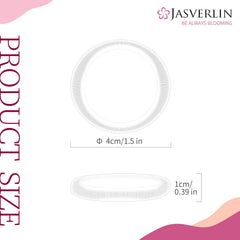 JASVERLIN extendable 25cm hair tie demonstrates adjustable fit and secure wrap.