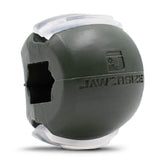 Jawzrsize jaw exerciser green packshot highlights compact design for daily jawline workouts.