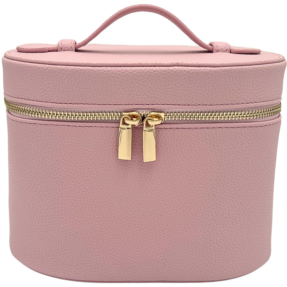 JAZD vanity case makeup bag top handle enables quick grab-and-go organization for travel