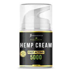 JB Wellness Co Hemp Cream application demonstrates easy massage for soothing skin.