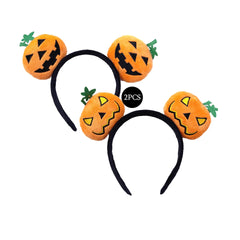 JBin Rich pumpkin glitter mouse ears headband adds festive Halloween flair for parties