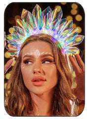 JEAIRTS light up headband product shot showing TPU crown design for stylish events