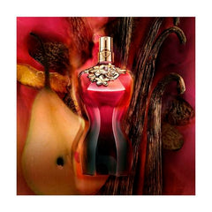 Jean Paul Gaultier La Belle Le Parfum fragrance portrait for evening elegance.