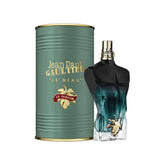 Jean Paul Gaultier Le Beau bottle front with gradient finish suggesting bold day-to-night presence
