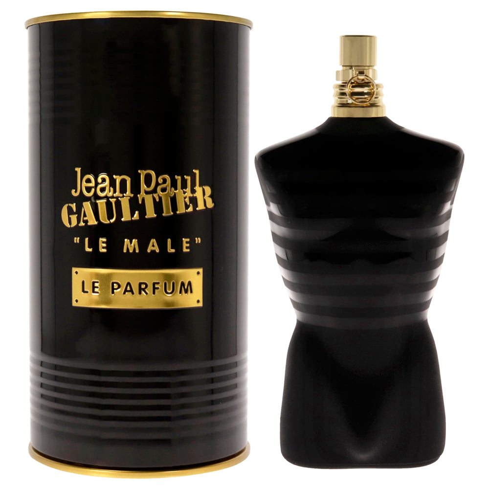 Jean Paul Gaultier Le Male Le Parfum Intense bottle closeup for evening scent