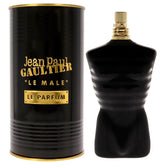 Jean Paul Gaultier Le Male Le Parfum Intense bottle closeup for evening scent