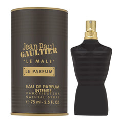Jean Paul Gaultier Le Male Le Parfum Intense bottle front, ideal for evening wear.