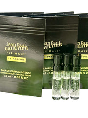Jean Paul Gaultier Le Male Le Parfum Intense spray on wrist visual for testing notes.