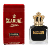 Jean Paul Gaultier Scandal Le Intense bottle pour, ideal for bold night-out scent.