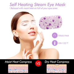 Jekeno Eye Mask showing 40–60 minute warm steam session.