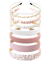 Diadema JELIEE floral rosa, estilo elegante para ocasiones.