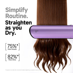 Jellyfish zero-touch air-straightening demonstrates heat-free styling with no contact.