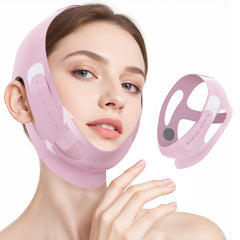JenChrysm chin strap for sleeping with 3D design supports gentle facial contouring during rest.
