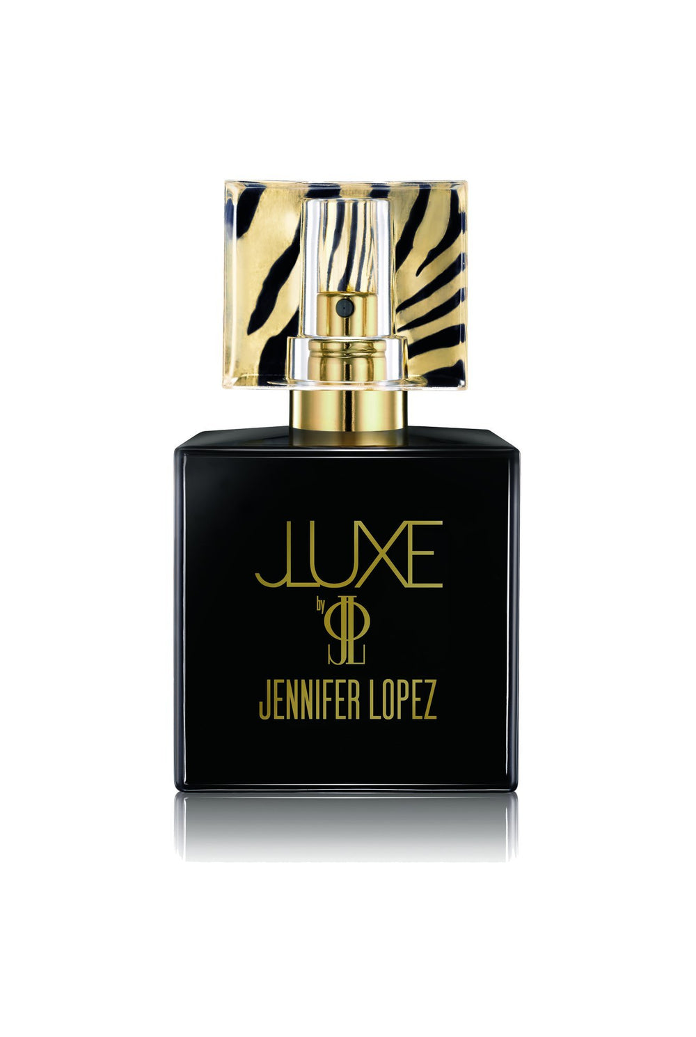 Jennifer Lopez J Luxe Eau de Parfum bottle with elegant amber tones for evening wear
