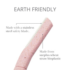 Jenny Patinkin Dermaplaning Tool Stainless Blade Closeup shows clean, safe exfoliation potential.