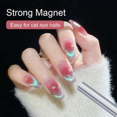 Jerclity magnet used at home for DIY professional-looking cat eye gel polish.
