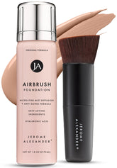 Jerome Alexander MagicMinerals airbrush foundation set delivering an effortless natural finish