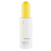 Jess Beauty Face Sunscreen Sun Drops bottle shows lightweight SPF 50 oil for daily protection.