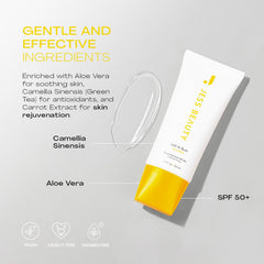 JESS BEAUTY Let it Sun texture showcases smooth application without heaviness