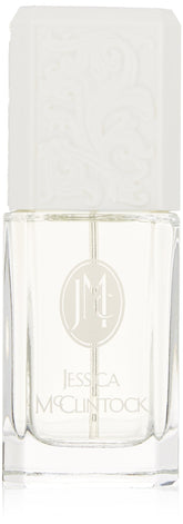Jessica McClintock EDP bottle front—elegant floral scent for daytime wear