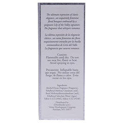 Jessica McClintock EDP fragrance notes close-up, highlighting lemon, basil, rose, and jasmine for daytime wear.