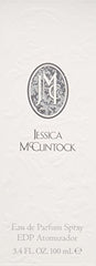 Jessica McClintock EDP packaging close-up, ideal for gifting or travel-ready fragrance.