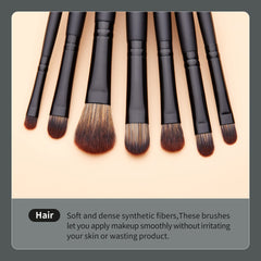 Jessup eye brushes set concealer brush closeup, precise concealer application.