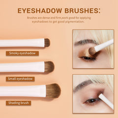 Jessup precise eyeliner brush closeup for clean lines