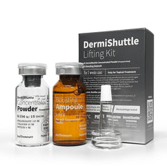JEU'DEMEURE DermiShuttle lifting kit bottle highlighting efficient dermal delivery for absorption